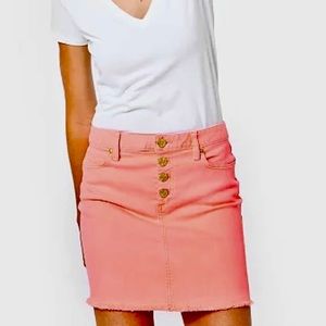 NWT Lilly Pulitzer Kooper High-waisted Skirt in Papaya Punch Size 0